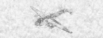 Фотообои DRAWING PLANE 3, INDUSTRY, Factura Фотообои DRAWING PLANE 3, INDUSTRY, Factura